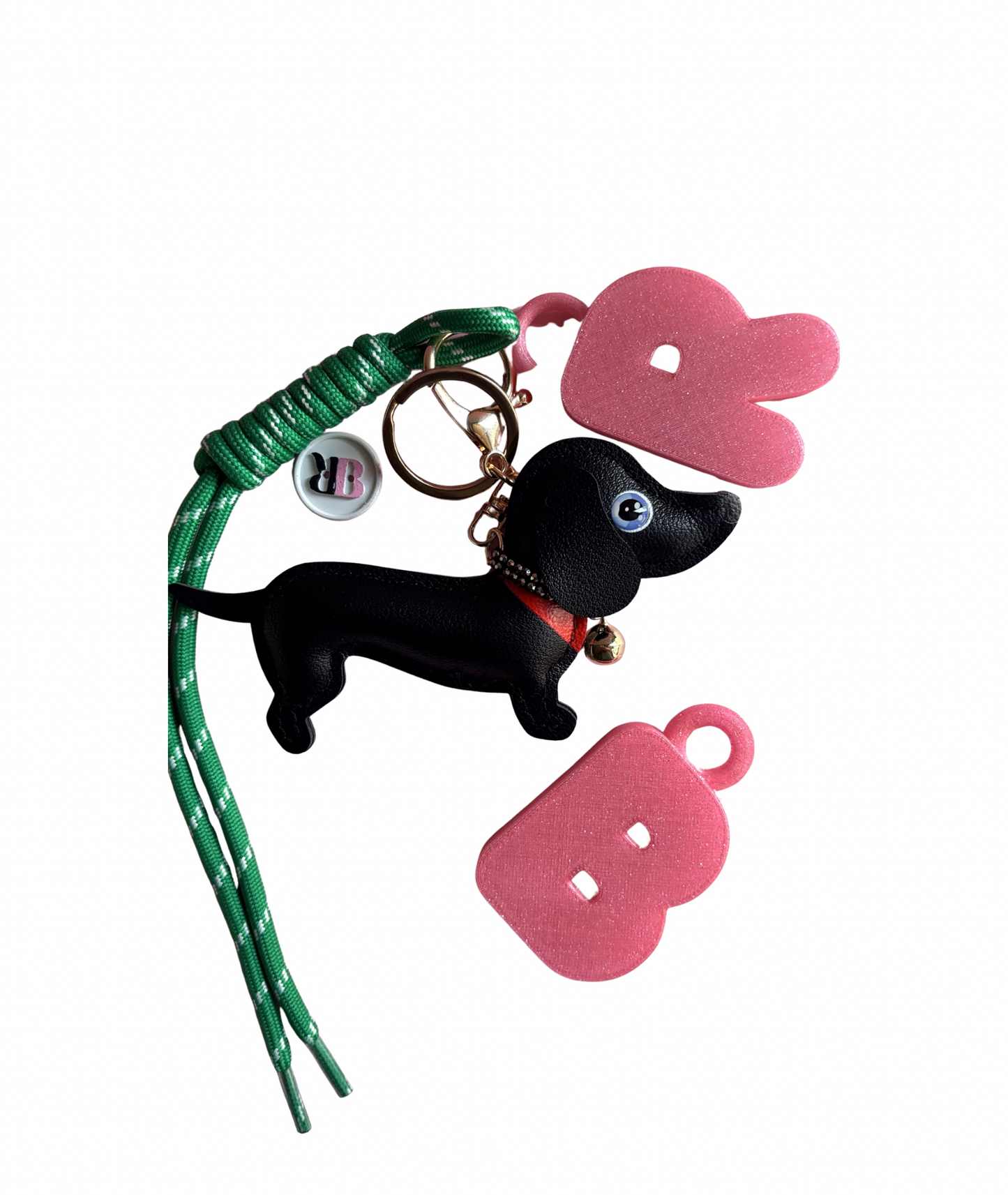 Set Charm Salchicha + Letra Personalizada
