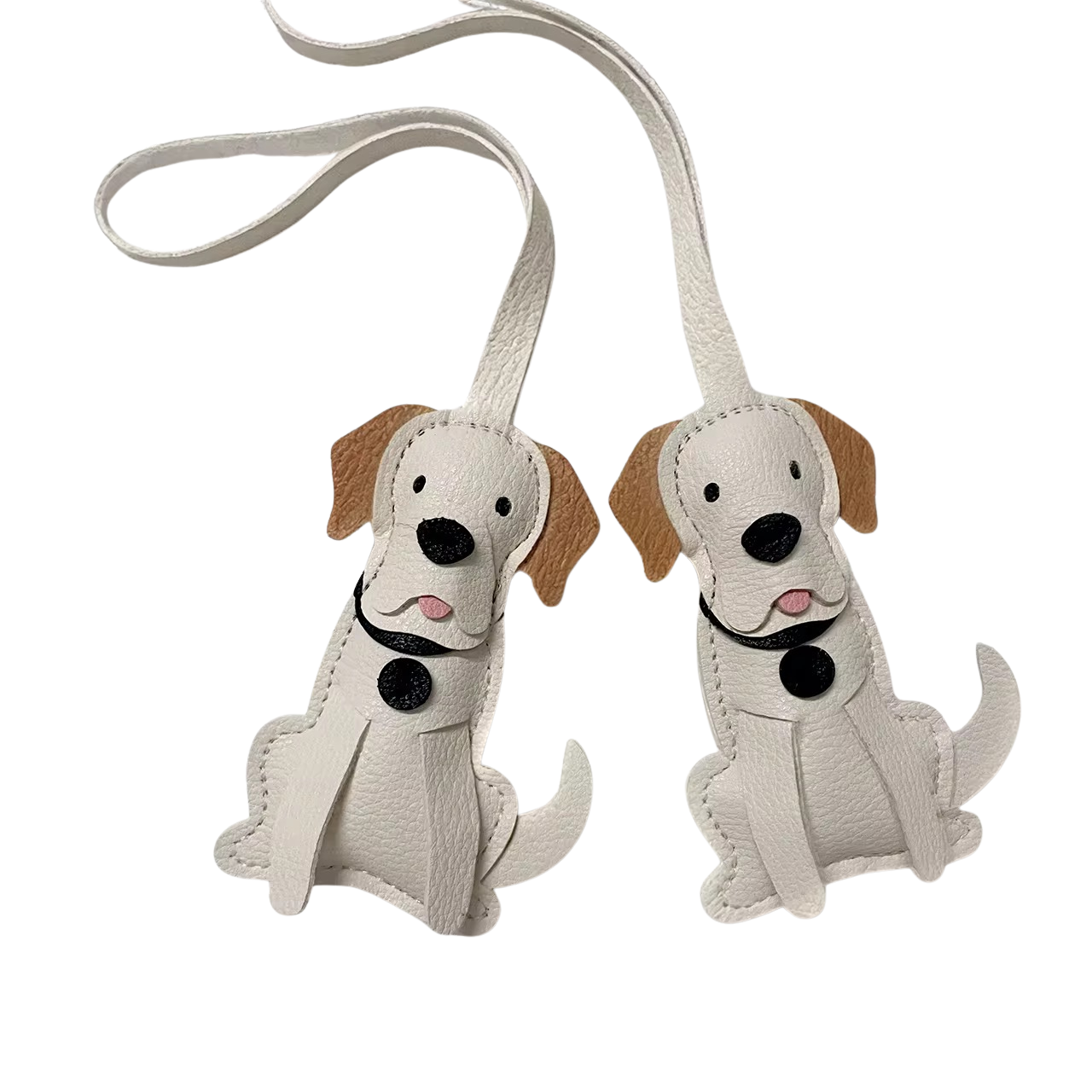 Set Charm Perrito Beige + Letra Personalizada