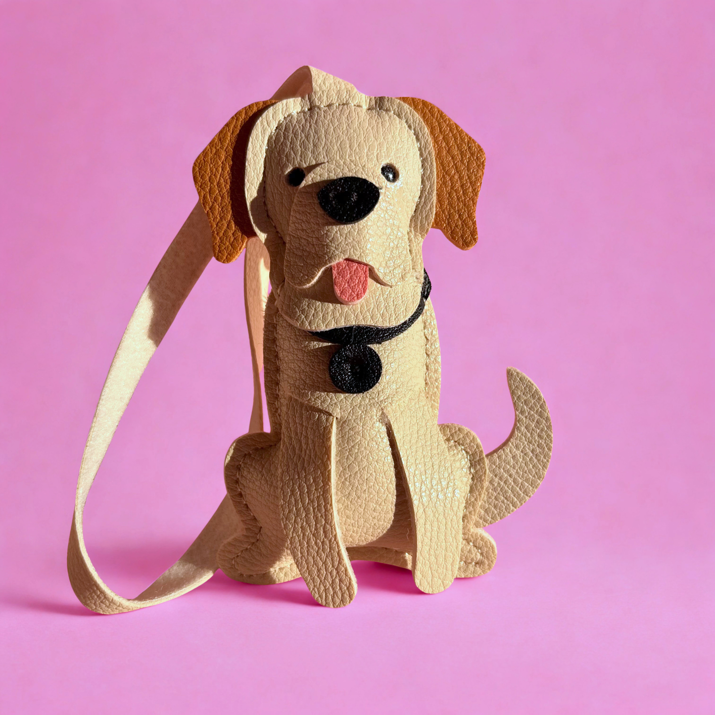 Set Charm Perrito Beige + Letra Personalizada